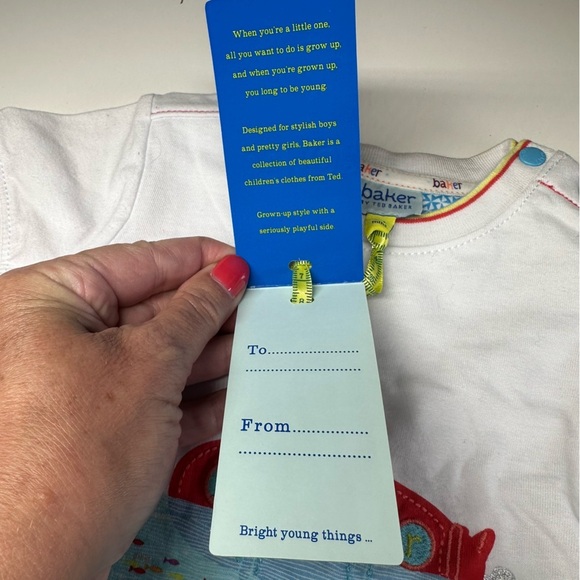 New Ted Baker Baby Boys Romper Textured Gift Summer Newborn 0-3 Mo Whale Ocean - Picture 7 of 11